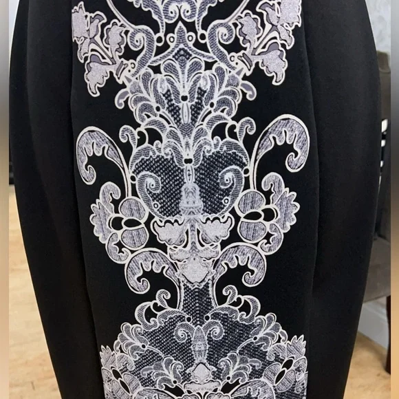 Donna Morgan Lace Black & White Dress - Picture 7 of 8